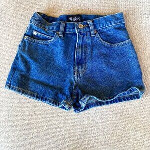 Girls blue jean shorts, size 10
